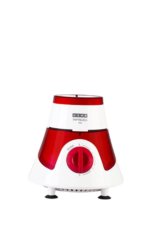 USHA Mixer Imprezza MG 3576 750 W Mixer Grinder (3 Jars, Red) - 750W, RED, WHITE, 2 years on product & 5 years on motor